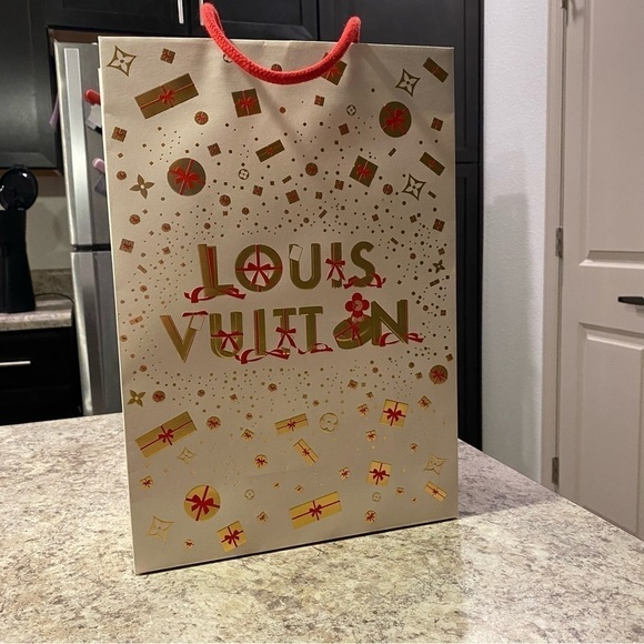 Louis Vuitton | Empty Paper Gift Bag Holiday Shopping Bag Limited Edition 2023 - Picture 6 of 8